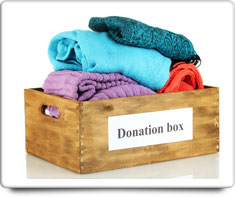 image of charity donations