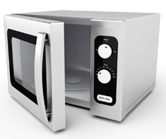 image of microwave oven